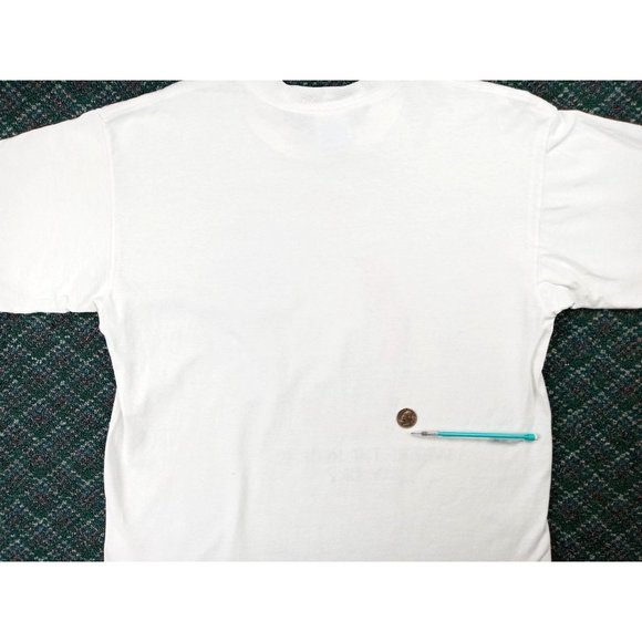 Vintage T Shirt Gildan Men Large Where Heck Is Jay Oklahoma White Hillbilly OK - Picture 7 of 8